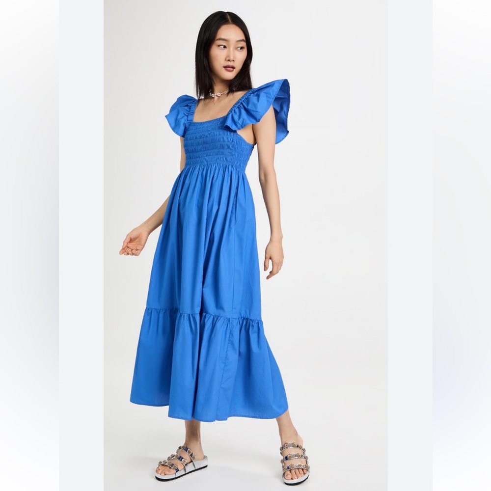 French Connection Blue Midi Dress